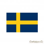 båt båtflagga gamla sverige mörkblå 1906 historisk flagga mörkare blå svensk flagga