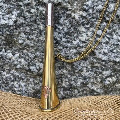 mistlur mässing mässingsmistlur instrument marin inredning och presenter båtinredning båt tillbehör