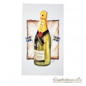 gratulationskort champagne