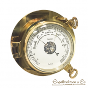 barometer väder prognos väderprognos station design inredning guldfärgad väderlek mässing mässingsbarometer