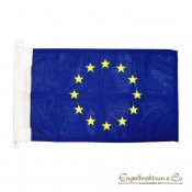 EU EUflagga flagga flaggor flaggning fasadflagga på pinne eller fasadstång bästa kvalitet blå och gu stjärnor
