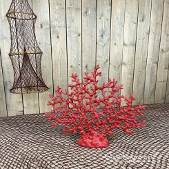 korall röd koraller marin inredning dekorationskorall maritim design present presenter hav dukning fest dekoration rött webshop