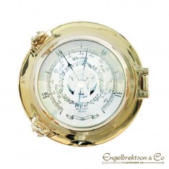 klocka klockor barometer barometrar ventil hyttventil hyttventliklocka ventilklocka mässing mässingsklocka set tid ur skeppsur m