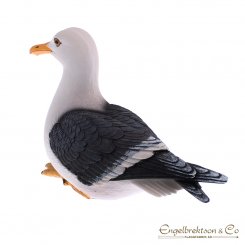 Beautiful tail feathers on our decorative seagull