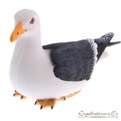 Seagull in polystone, decorative and lifelike