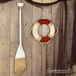 marin inredning paddel paddle oar rustic wood inreriour design net boy boj