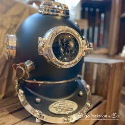 diving helmet ornament maritime ornament antique diving helmet black chrome decorative maritime ship decor retro diving diving o