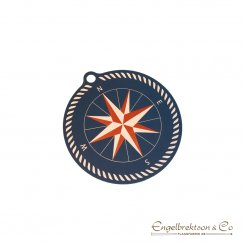 grytunderlägg kompassros kastrull silikon matlagning underlägg marin present