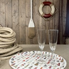 svenska klassiska fyrar fyr fyrplatser stockholms skärgård ostkusten västkusen brickor inredning dukning poresent marin maritim