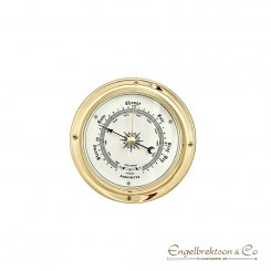 klocka 12cm klockor viridfäste batteri barometer barometrar brass mässing mässingsklocka set kit paket paketpris tid ur skeppsur