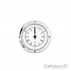 klocka barometer set kit paket paketpris komplett marin maritim urverk mätinstruments polerad blank krom chrome 12cm