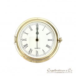 klocka barometer set kit paket paketpris komplett marin maritim urverk mätinstruments mässing brass 18cm