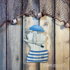 Matros vägg dekoration wall decoration marin inredning marine interior design tavla picture pipa sailor with pipe