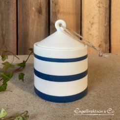 ceramic box blue box box lid flaggbutik.nu gift navy interior rustic style navy