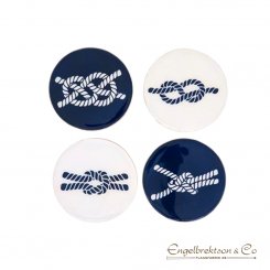 glasunderlägg 11466 blå vita marin dukning underlägg slipp ringar på bordet rådmansgatan