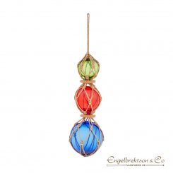 glasflöten trippel grön röd blå glaskulor dekoration flaggbutik.nu flaggor marin inredning