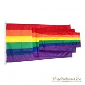 PRIDE vimpel pridevimpel regnbågsvipel regnbågsfärger rainbow color flerfärgad multifärgad för flaggstång utomhus