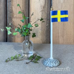 bordsflagga sommar 1451 klassisk svensk sommar klassiker dukning duka dekoration flagga bord gratulationsflagga grattis