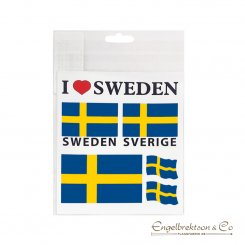 Sweden decal, sticker, Swedish flag sticker, I love Sweden sticker
