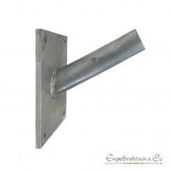 fasadfaste vagaste väggmontering fäste 60grader vinkel 60° angle wall bracket wall pole base