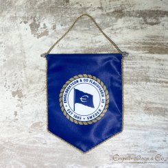 klubbvimpel hänga hängande dekoration logotryck företagstryck Engelbrektson Flaggfabrik flaggbutik butik på Rådmansgatan 75 i St