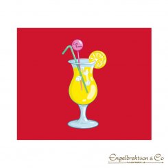 drinkflagga drinkflag casa limon drink glas