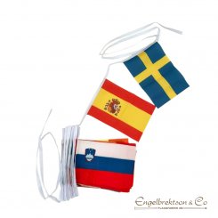 flaggspel europeiska flaggor länder lander flags europe flag hunting 7m 7,7m 8m långt langt lenght