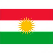 bordsflagga kurdistan kurdisk liten flagga table size flag region