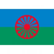 Romsk bordsflagga liten flagga tableflag