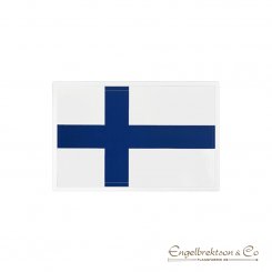 Finland klisterdekal klistermärke klistra märke märka dekal information nation blå vit Soumi flag sticker