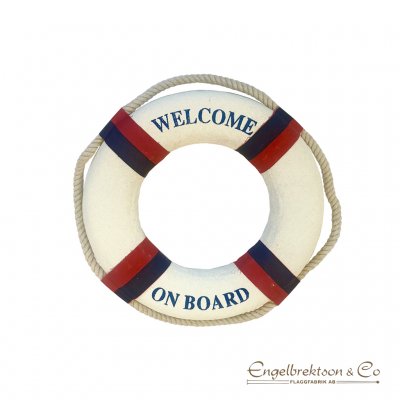buoy lifebuoy decorative buoy welcome on board decoration interior buoy wall interior design marine maritime shop at Rådmansgata