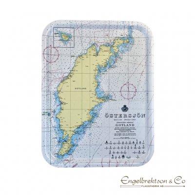 bricka Gotland bordsdukning bära servera present