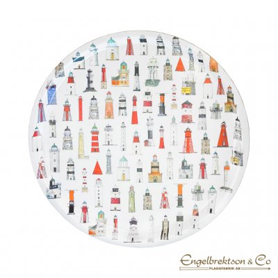 svenska klassiska fyrar fyr fyrplatser stockholms skärgård ostkusten västkusen brickor inredning dukning poresent marin maritim