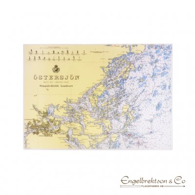 placemat vaxholm Stockholm c white edge table setting gift archipelago marine table Nynäshamn