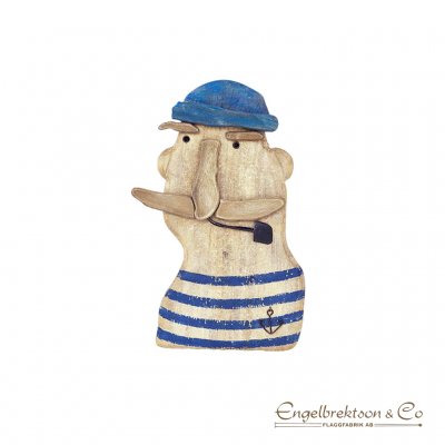 Matros vägg dekoration wall decoration marin inredning marine interior design tavla picture pipa sailor with pipe