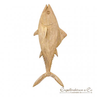 wooden fish fish 135 cm large fish decoration rustic fish character ornament interior design flag store flag store Rådmansgatan