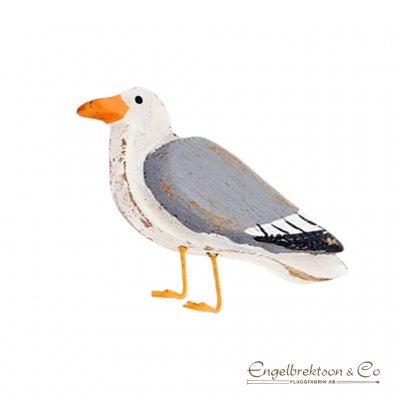 magnet fridge magnet seagull standing wood souvenir gift memory gift archipelago gift archipelago feeling marine