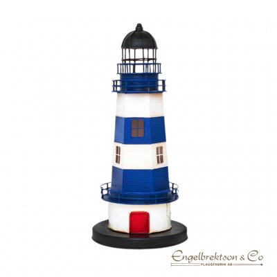Lighthouse electric Archipelago Blue/White/Red is a charming and practical decorative lamp perfect for illuminating your archipe