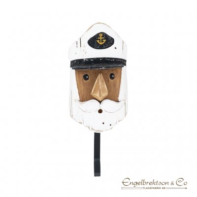 krok kapten hängare 11464 jacka skjorta häng marin krok avhängning flaggbutik