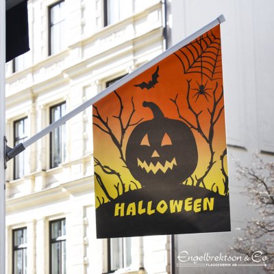 Butiksflagga Kioskflagga Butikspratare halloweenflagga Flagga halloween Välkommen orange pumpa pumpkin king flag for shop