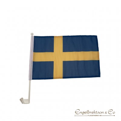 bilflagga bilstång Sverige vindruta kortege kul Sverige
