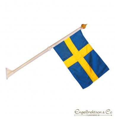 Fasadset Fasadflagga Flagga Väggflagga Sverige Sverigeflagga Fasad Vägg Flagga