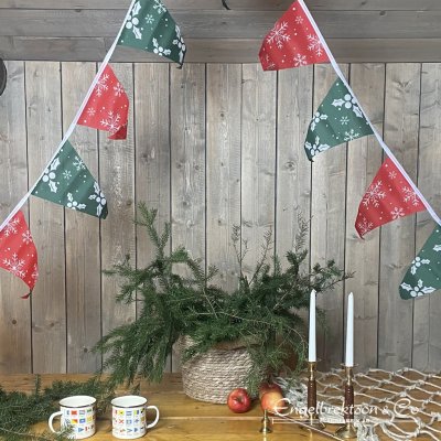 vimpelspel jul festligt högtid present dukning dekoration