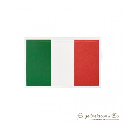 Italien klisterdekal klistermärke nationer Italian sticker