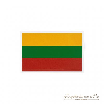 klisterdekal klistermärke Litauen nationer märke Lithuania sticker