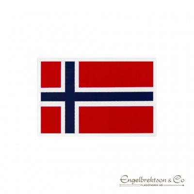 norsk dekal klisterdekal norge norsk flagga klistermärke klistermärken märke Norway norwegian sticker