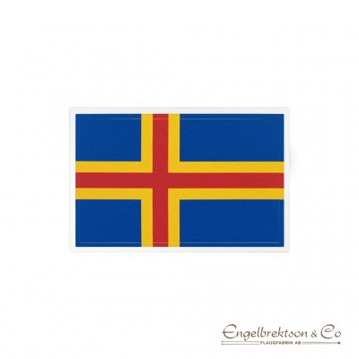 Åland ö nation nationer klisterdekal klistermärke dekal fästa present