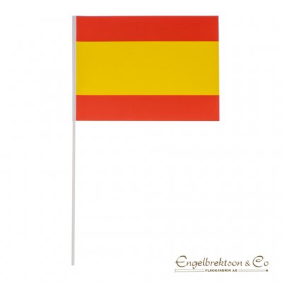 Spanien pappersflagga viftflagga handflagga hand flag spain espania