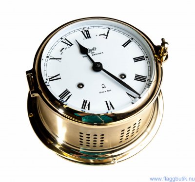 mässingsklocka klocka ur mässing mässingsklocka marin inredning butik på Rådmansgatan 75 i Stockholm