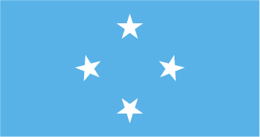 mikronesia mikronesien micronesien micronesien Mikronesiens federerade stater blå vit blue white stars stjärnor